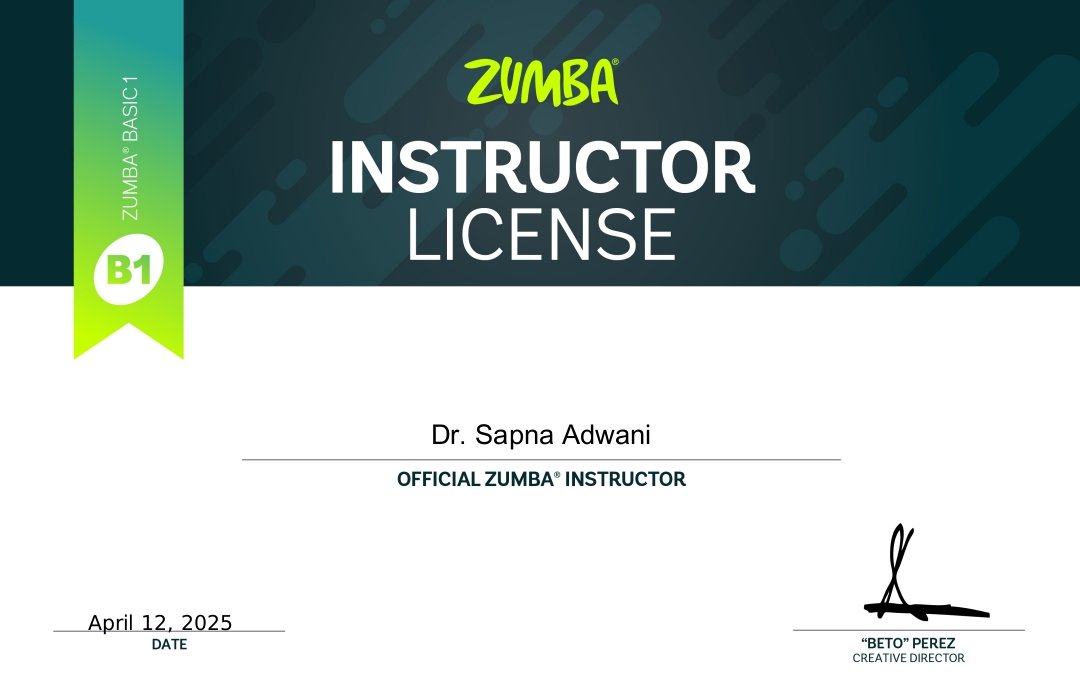 Zyrax Fitness certificate 10